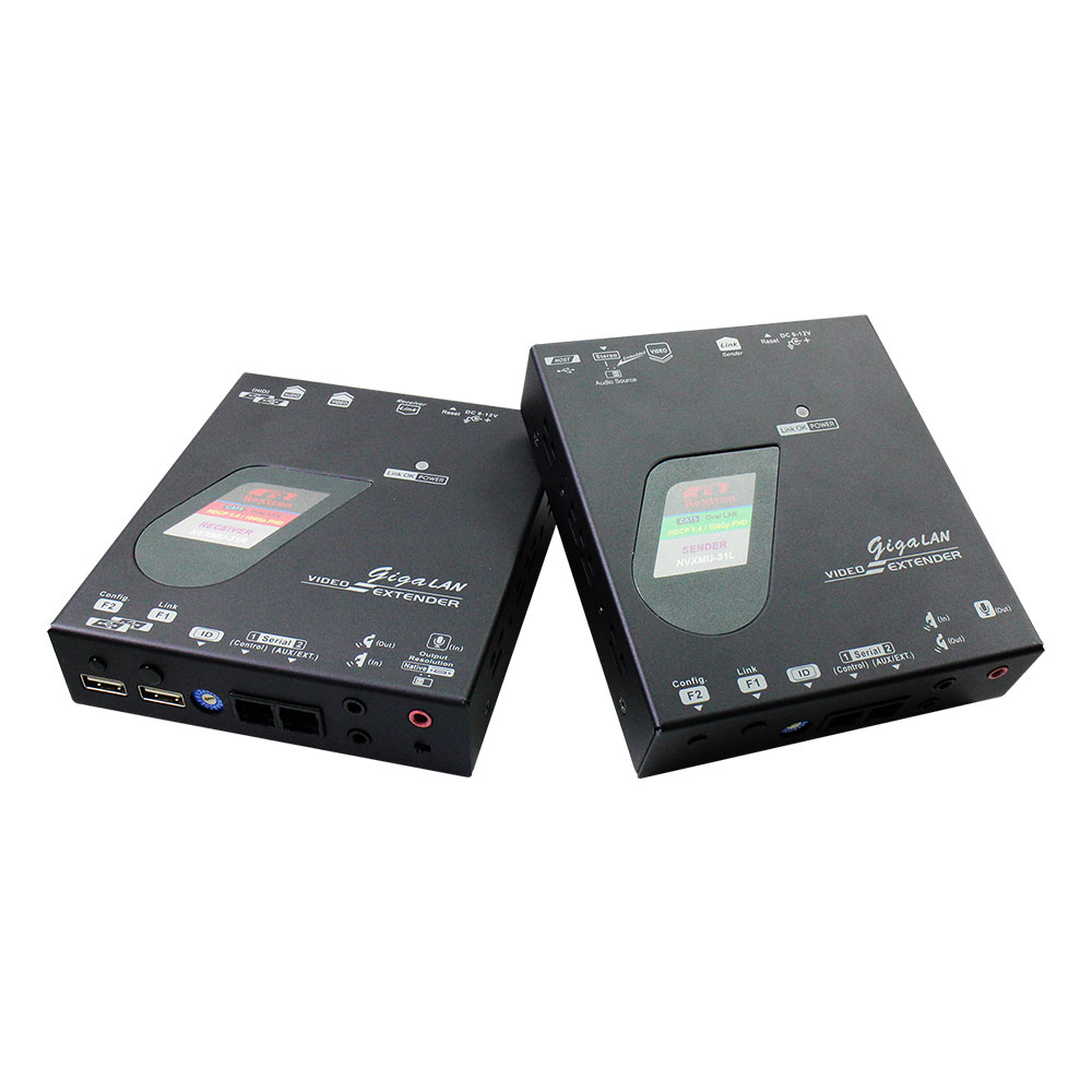Удлинитель KVM REXTRON FullHD (HDMI+USB 2.0+Serial), 1000 мбит/с (LAN) (или P-t-P 100м)