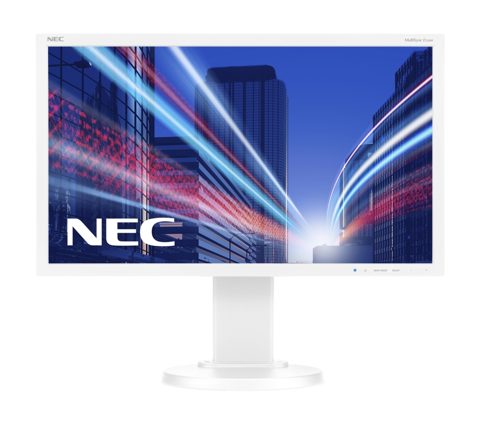 NEC 21.5" E224Wi LCD S/Wh ( IPS; 16:9; 250cd/m2; 1000:1; 6ms; 1920x1080; 178/178; D-Sub; DVI-D; DP; HAS 110mm; Tilt; Swiv 45/45; Pivot )