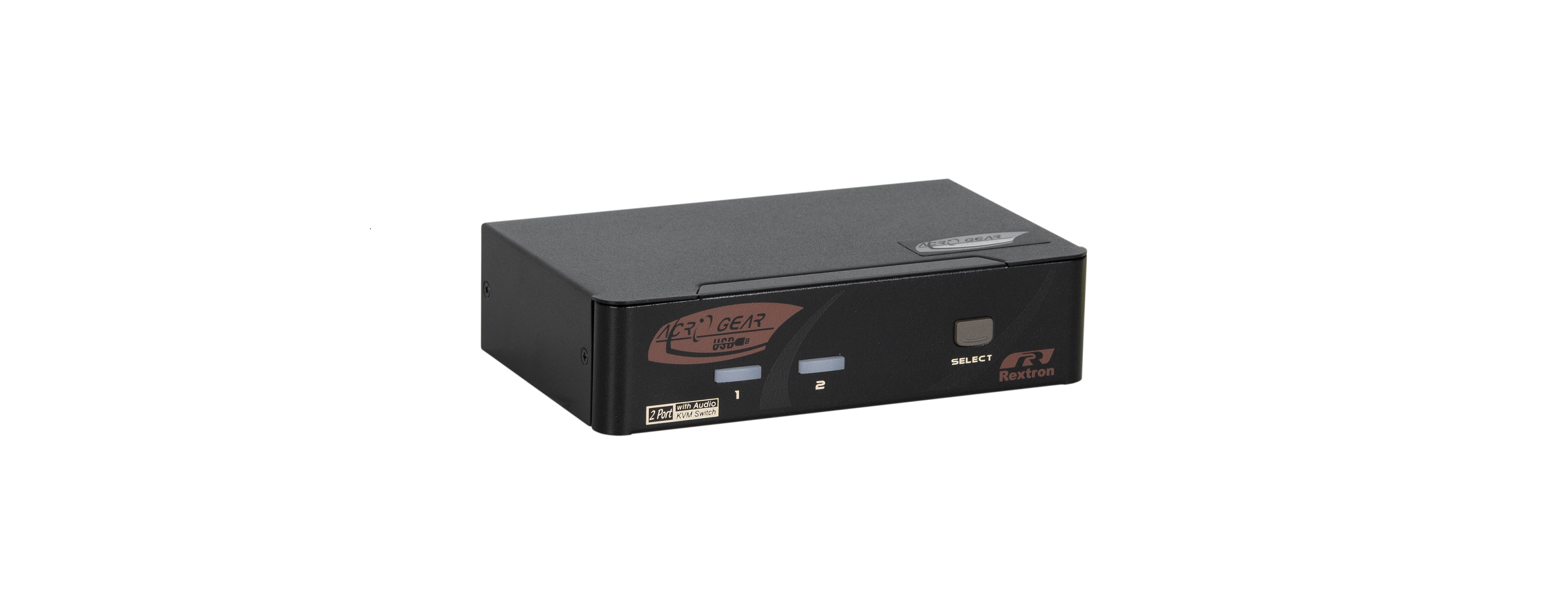 KVM-переключатель, 2-портовый, VGA, USB, USB-консоль (1920х1200), аудио KAAG-112