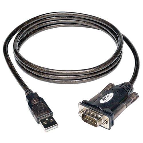 Кабель-переходник USB - последовательный порт (с разъемами USB-A и DB9 (штекер/штекер)