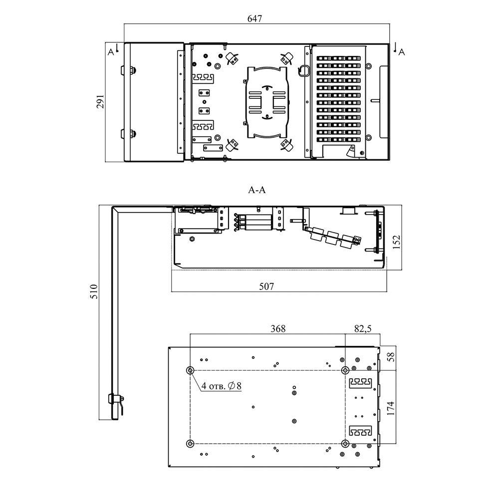 -72-36LCduplex-72LC/APC-4-72-SM(9/125)