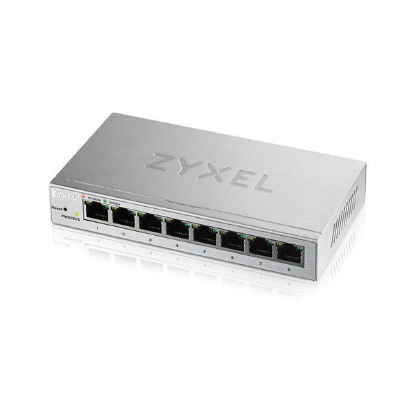 Zyxel Smart  GS1200-8, 8xGE, , ,   VLAN, IGMP, QoS  Link Aggregation