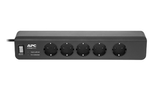 APC Essesntial SurgeArrest 5 Oultets 230V, Black