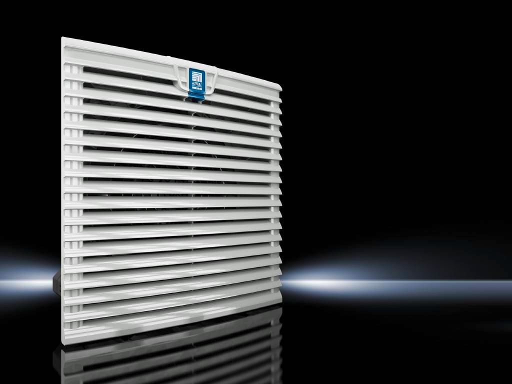 SK ЭМС фильтрующий вентилятор, 700 м3/ч, 323 х 323 х 155,5 мм, 230В, IP54