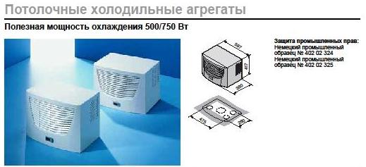  3384500  SK Потолочный холодильный агрегат 1500Вт  
