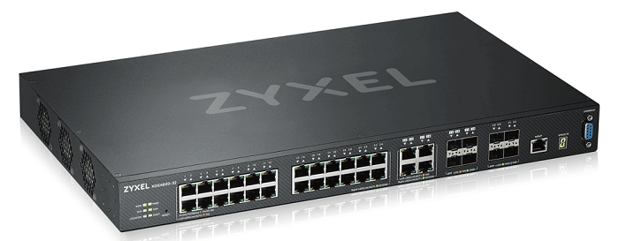 Zyxel XGS4600-32 L3 Managed Switch, 28 port Gig and 4x 10G SFP+, stackable, dual PSU