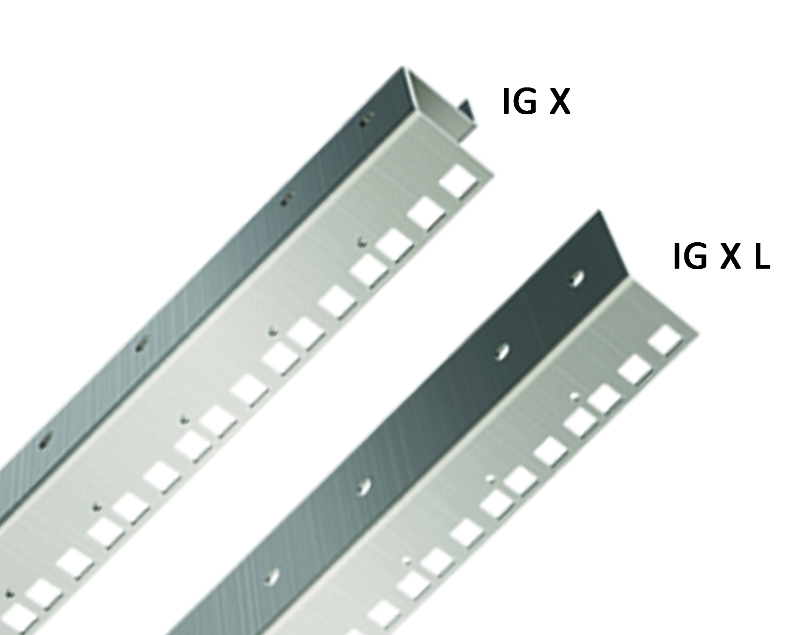 Рейка вертикальная 19" для шкафов IPx, 2шт. (IG 12 L)
