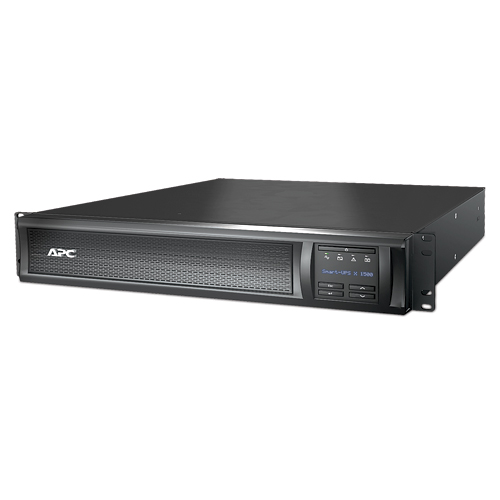 APC Smart-UPS X 1500VA/1200W, RM 2U/Tower, Ext. Runtime, Line-Interactive, LCD, Out: 220-240V 8xC13 (3-gr. switched) , SmartSlot, USB, COM, EPO, HS User Replaceable Bat, Black, 3(2) y.war.