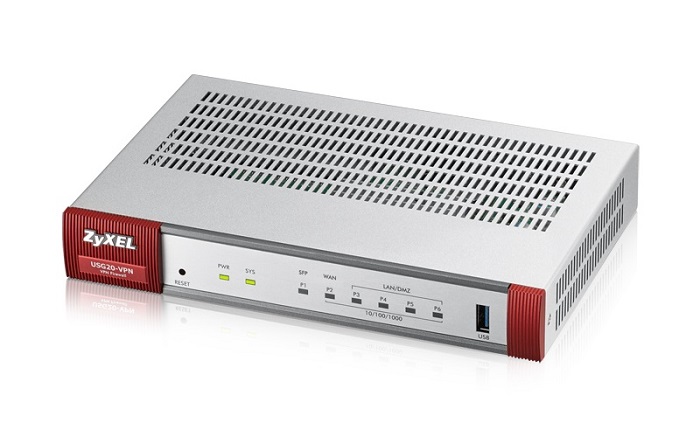 ZyXEL USG 20-VPN  Центр безопасности для малого офиса 1 x WAN, 1 x SFP, 4 x LAN/DMZ (repl. USG 20)