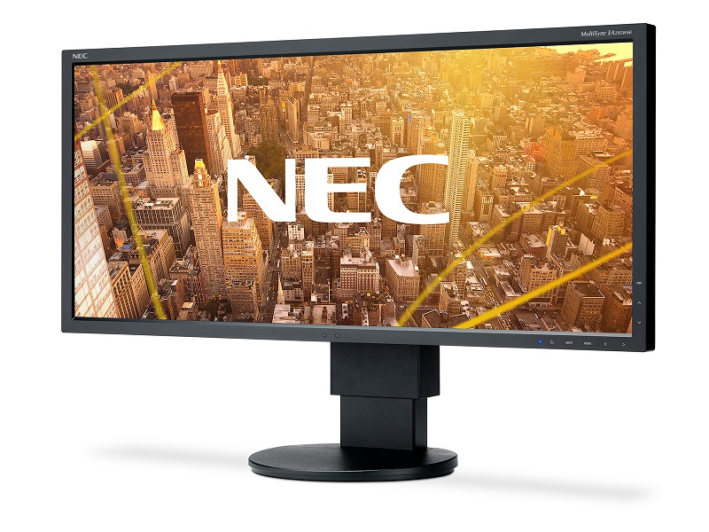 NEC 29" 295WMi LCD Bk/Bk  ( IPS; 21:9; 300cd/m2; 1000:1; 6 ms; 2560x1080; 178/178; 2HDMI; 1DP; 1DP out; 6USB; HAS 130mm; Tilt; Swiv 170/170; Pivot; Human Sensor; Spk 21W )