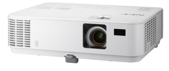 NEC projector V302X DLP, 1024x768 XGA, 3000lm, 10000:1, mini D-Sub, HDMI, RCA, RJ-45, Lamp:6000hrs