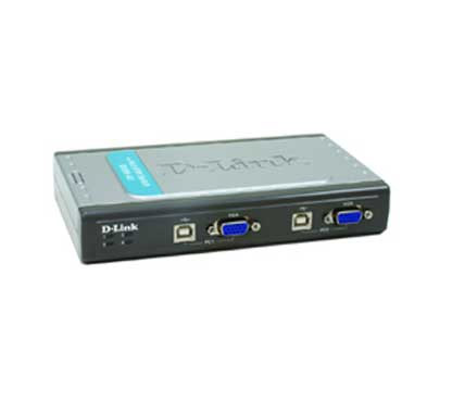 D-Link DKVM-4U, 4 port USB KVM switch, 4xUSB2.0, 2 in1 USB KVM Cable x 2