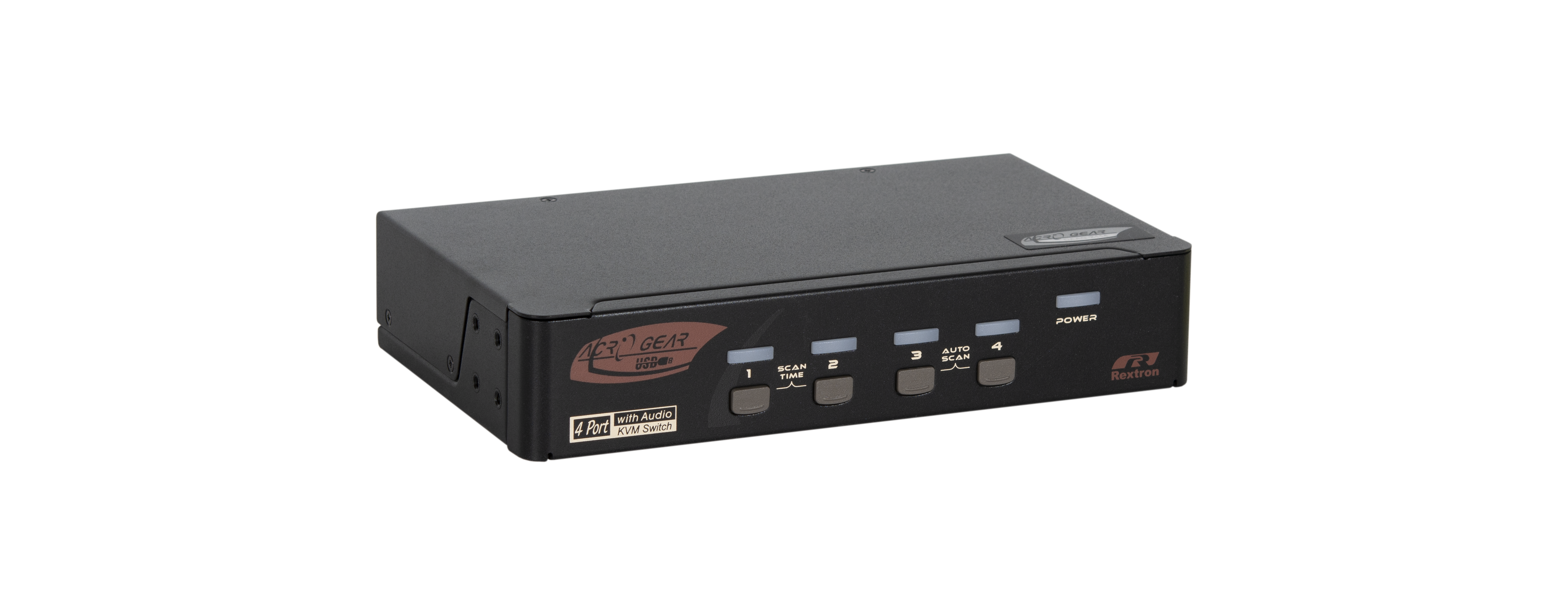 KVM-переключатель, 4-портовый, DVI, USB, аудио, USB-консоль (1920х1200)