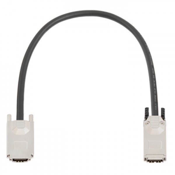   GIGALINK CX4 Thumbscrew - CX4 Latch, 10 Gbit/s, SCC 28 AWG, 0,5 (GL-CX4-TL-005-BK)