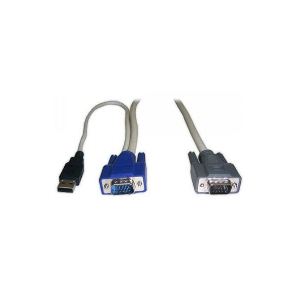   - 2--1, USB-A, D-Sub 15-pin (M-M),  FIPS, UNIP, EUC, 3 