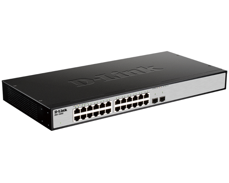 D-Link DGS-1026X/A1A, 24 Port Gigabit + 2 SFP+ Unmanaged Switch