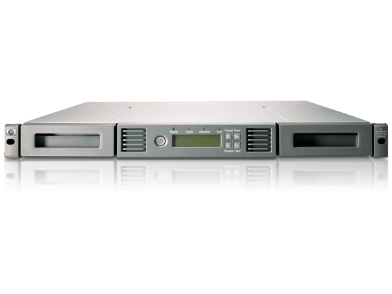 HPE StoreEver 1/8 G2 LTO-7 Ultrium 15000 FC Tape Autoloader (1U, incl. Flyer for Yosemite Server Backup software)