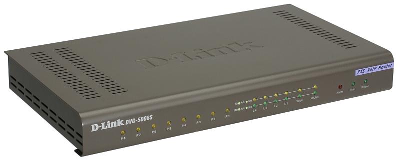 D-Link DVG-5008SG, 8 FXS VoIP Gateway