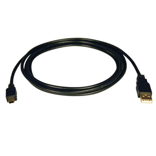 Высокоскоростной кабель USB 2.0 длиной 1,8 м с разъемами типа A и Mini-B (типа A и 5-контактным типа Mini-B, штекер/штекер)