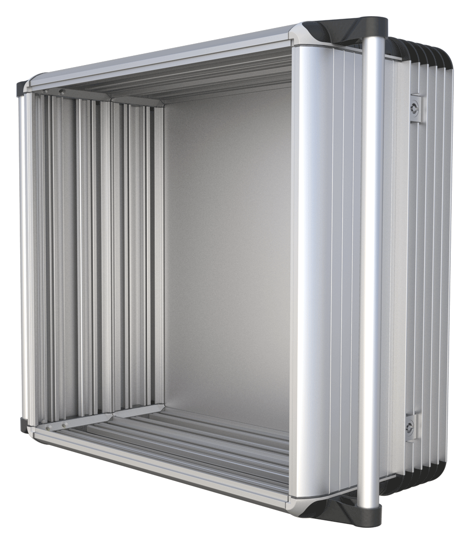 PANEL WITH 2 HANDLES + 90 MM DEPTH COOLING PROFILE