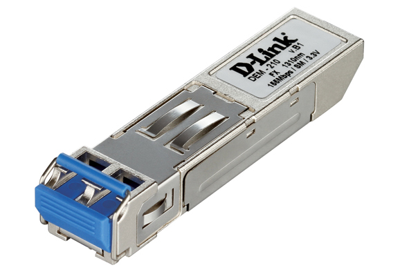 D-Link DEM-210, 100BASE-FX Single-Mode 15KM SFP Transceiver** (10 pcs bundle)