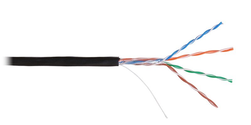    (LAN)     SUPRLAN Long Ethernet UTP Cat.5e 4x2x0,64 Cu PE Outdoor (01-0345)