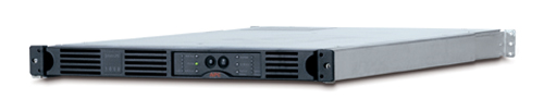 Black Smart UPS 1000VA/640W, RackMount, 1U, Line-Interactive, USB and serial connectivity, AVR, user repl.batt, SmartSlot