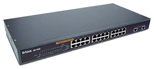 D-Link DES-1026G/E1A, 24-port UTP 10/100Base-T + 2 Combo of 10/100/1000BASE-T/SFP
