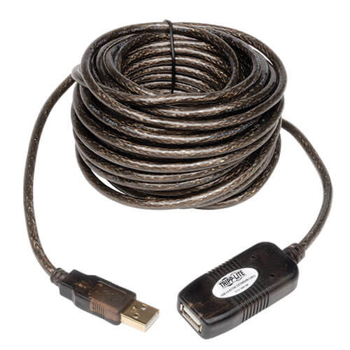Высокоскоростной активный удлинительный кабель USB 2.0 длиной 4,8 м (с разъемами типа А (штекер/гнездо))