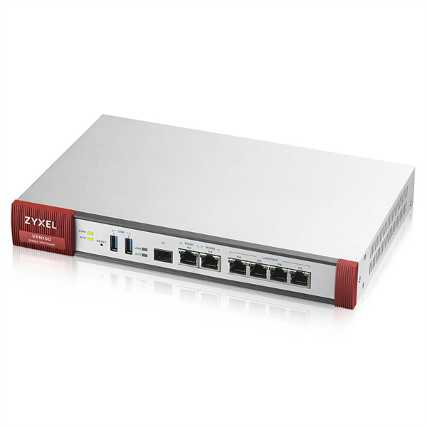 Zyxel   VPN100, Rack, 3xWAN GE (2xRJ-45  1xSFP), 4xLAN/DMZ GE, 2xUSB3.0, AP Controller (4/68)   ,         Geo IP,  7