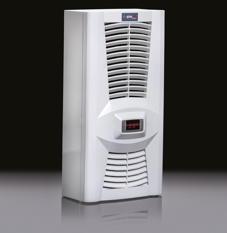 PAD0380.01; Холодильный агрегат Plastim настенный, 380 Вт, комфортный контроллер, 565х285х170мм, 230В.RAL7035