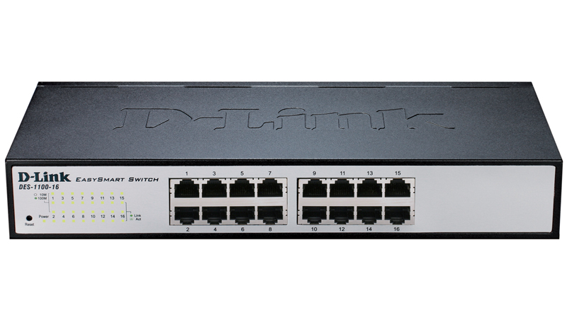 D-Link DES-1100-16/A2A, 16 ports compact 11 EasySmart switch