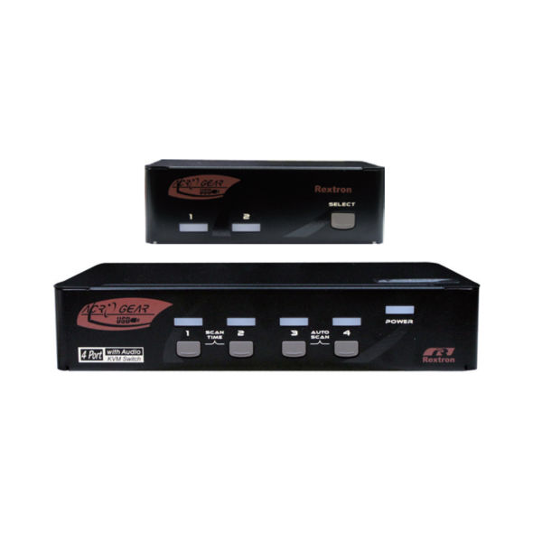 KVM-переключатель, 2-портовый, DVI, USB, USB-консоль (1920х1200)
