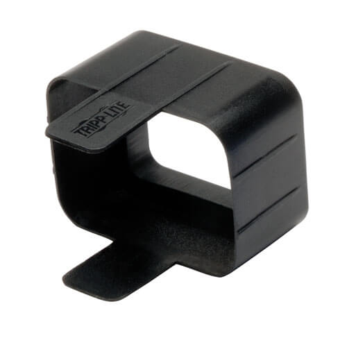 Вставки для фиксации кабельных разъемов (используются при включении шнура питания с разъемом типа C20 в розетку типа C19), цвет черный, упаковка 100 шт.