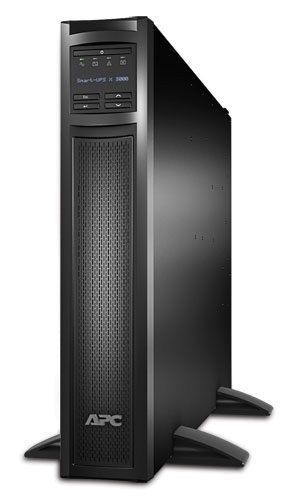 APC Smart-UPS X 3000VA/2700W, RM 2U/Tower, Ext. Runtime, Line-Interactive, LCD, Out: 220-240V 8xC13 (3-gr. switched) 1xC19, SmartSlot, USB, COM, EPO, HS User Replaceable Bat, Black, 3(2) y.war.(REP:SU