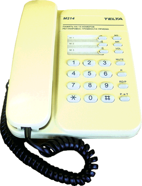 Аппарат телефонный Телта-214