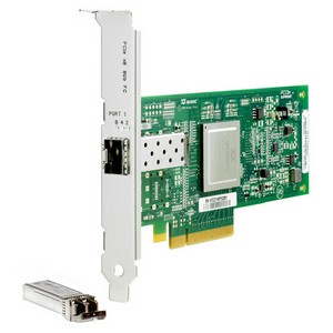 HP FCA 81Q 8Gb FC Host Bus Adapter PCI-E for Windows, Linux (LC connector), incl. h/h & f/h. brckts (replace AE311A) analog AJ762B