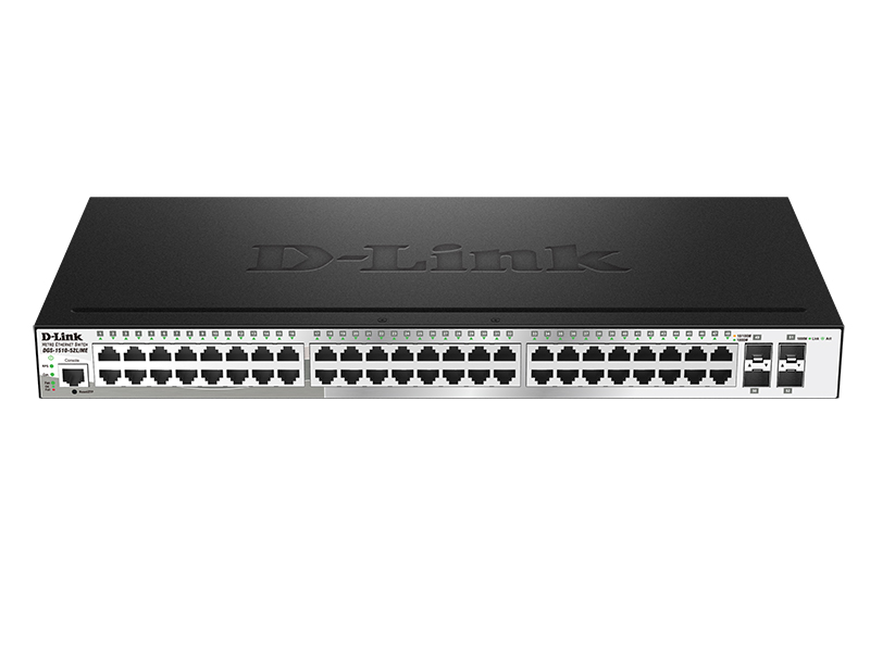 D-Link DGS-1510-52L/ME/A1A, Managed Gigabit Switch with 48 Ports 10/100/1000Base-T + 4 1000Base-X SFP ports