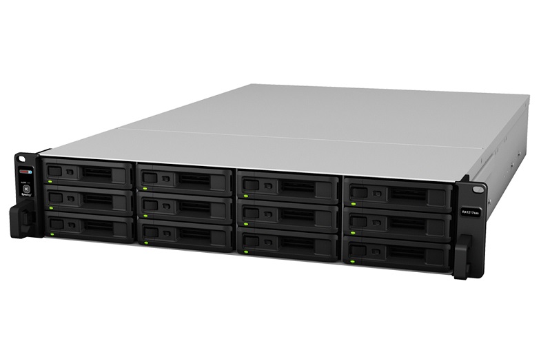 Synology Expansion Unit (Rack 2U) for RS18017xs+ up to 12hot plug HDDs SATA, SAS, SSD(3,5' or 2,5')/2xPS incl SAS Cbl
