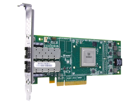HP SN1000Q Dual Channel 16Gb FC Host Bus Adapter PCI-E 3.0 (LC Connector), incl. 2x16 Gbps SFP+, incl. h/h & f/h. brckts