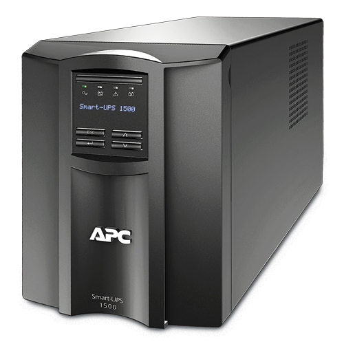 APC Smart-UPS 1500VA/980W, Line-Interactive, LCD, Out: 220-240V 8xC13 (4-Switched), SmartSlot, USB, HS User Replaceable Bat, Black, 3(2) y.war. (REP: SUA1500I)