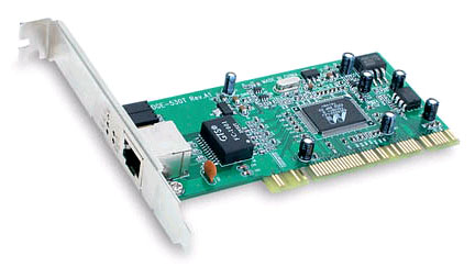 D-Link DGE-530T, PCI, 10/100/1000Mbps Managed Gigabit Ethernet UTP NIC, 32-bit (OEM)
