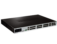 D-Link DGS-3620-28SC/B1AEI, L3 Stackable Managed Gigabit Switch with 20 SFP ports + 4 Combo ports 10/100/1000Base-T/SFP and 4 10G SFP+ ports