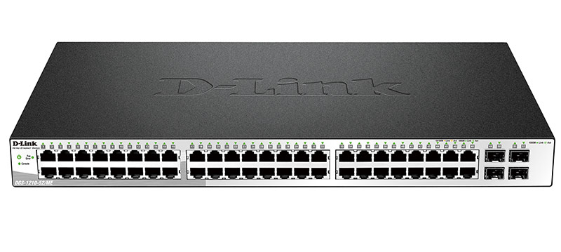 D-Link DGS-1210-52/ME/A1A, Managed Gigabit Switch with 48 10/100/1000Base-T + 4 SFP Ports