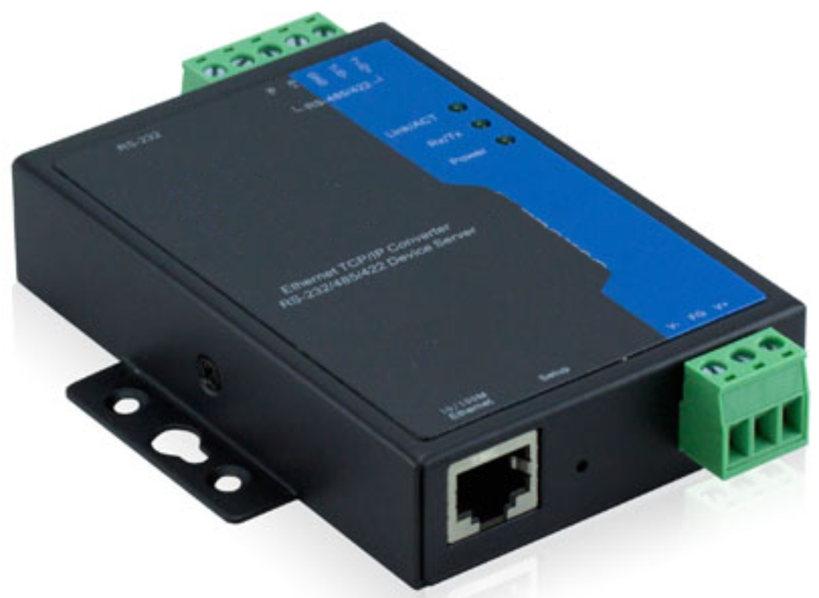 Преобразователь интерфейсов 1 порт RS-232,1 порт RS-422/485 — Ethernet (10/100M)