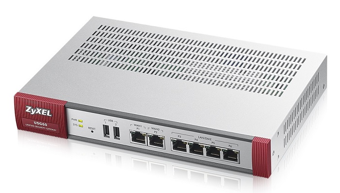 ZyXEL USG 60 Центр безопасности для малого офиса 4x LAN/DMZ, 2x WAN, UTM Bundle c подпиской (AS,AV,CF,IDP) на 1 год