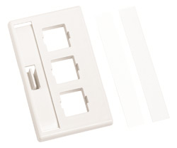 M13HM-262 (WHITE) FACEPLATE, KIT OF 25  