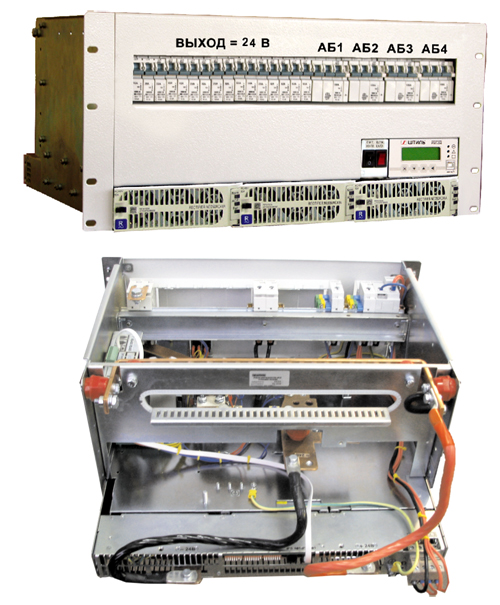 Установка электропитания "Штиль" PS24-0300 (3/2700-5U) с TCP/IP адаптером, 24 В 300 А