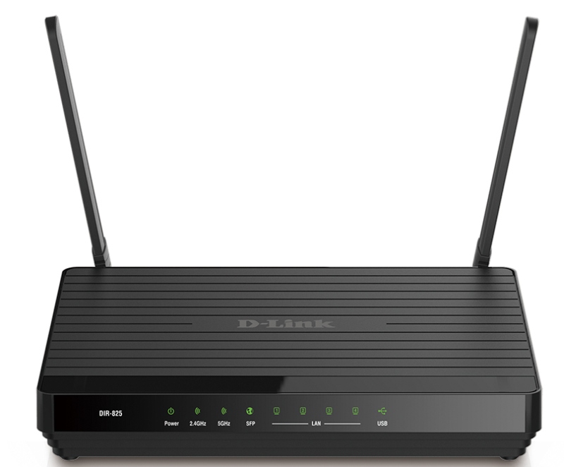 D-Link DIR-825/ACF/F2A, 802.11n/ac Wireless Dual Band Gigabit Router with 3G/LTE dongle support  802.11 a/b/g/n for 2.4 GHz and 5 GHz up to 300Mbps,802.11 ac up to 866,7Mbps USB 2.0 type A for 3G/CDMA