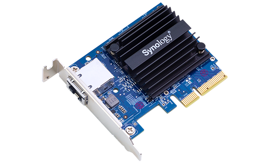 Synology 10 Gigabit Single port RJ-45 PCIe 3.0 4x adapter(incl LP and FH bracket)
